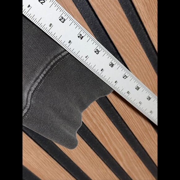 Zadig & Voltaire Hoodie Large Womens Pullover Gray French Terry Spencer Print - Picture 5 of 7